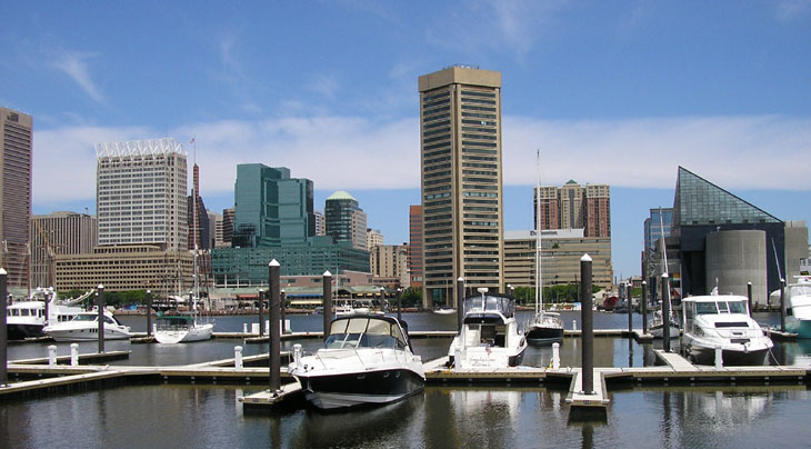 picture of harbor in baltimore maryland