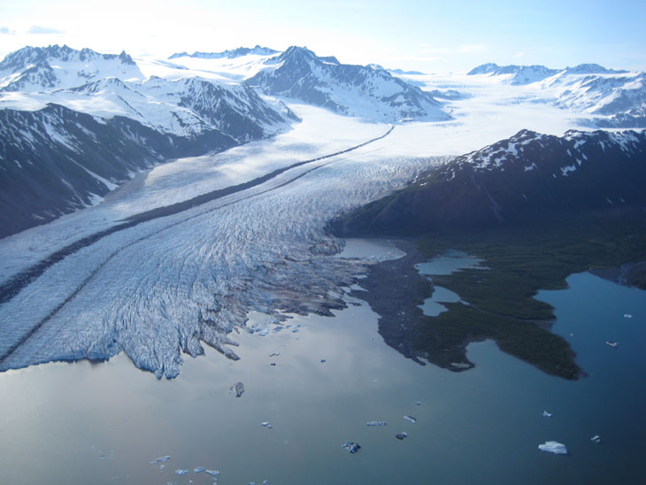 picture of bear glacier kenai fjords park alaska