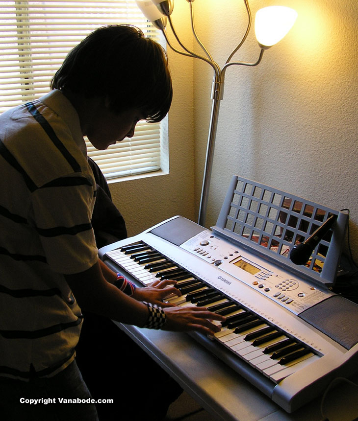 ben playing keyboard picture
