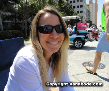 my hot wife on the Vanabode road trip in North Myrtle Beach