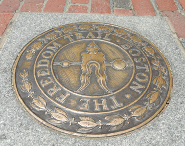 freedom trail marker picture in boston