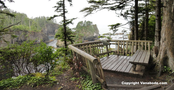 picture of picnic area at cape flattery