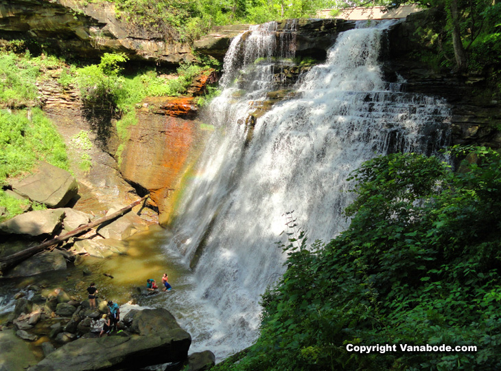 Cuyahoga Valley National Park waterfalls