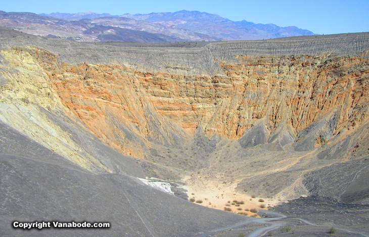 picture of ubehebe crater in death valley