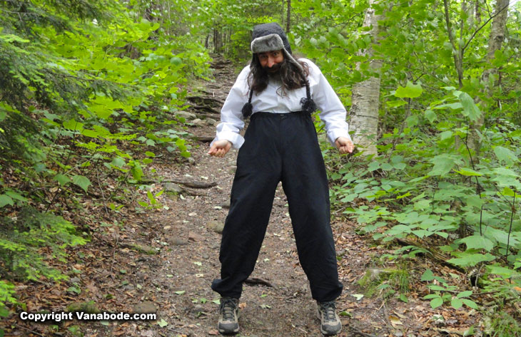 vanabode author jason odom goofy hiker pose