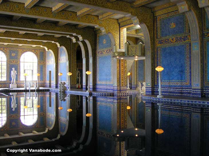 hearst castle has an incredible billion plus piece tile pool  heres a picture