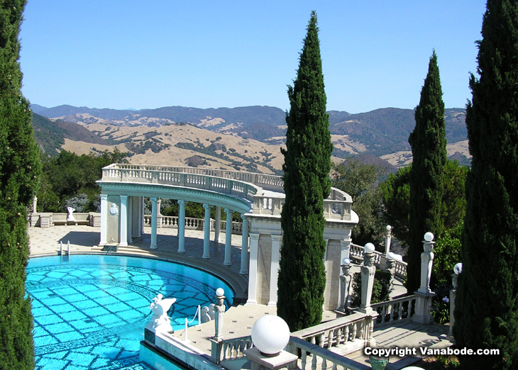 picture of neptune pool hearst castle california