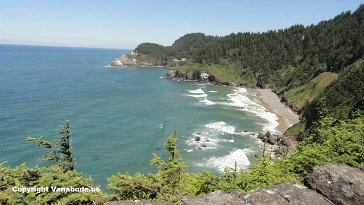 heceta lighthouse oregon viewpoint picture