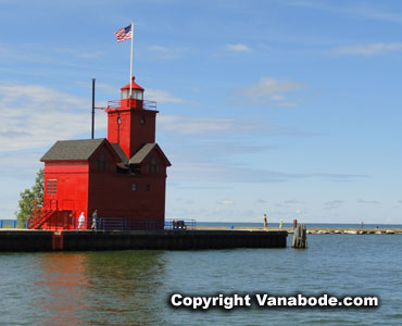Holland Big Red Harbor Light 