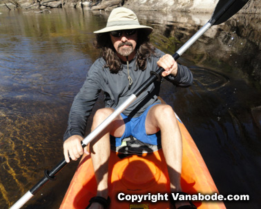 kayaking river econlockhatchee in central florida picture