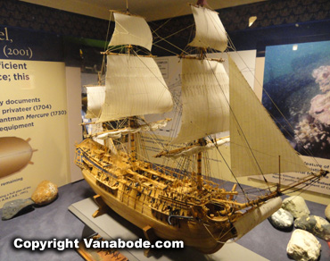 Maritime Museum in Beaufort houses boat models
