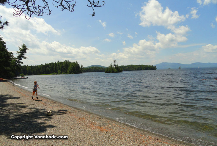 moosehead lake in lily bay