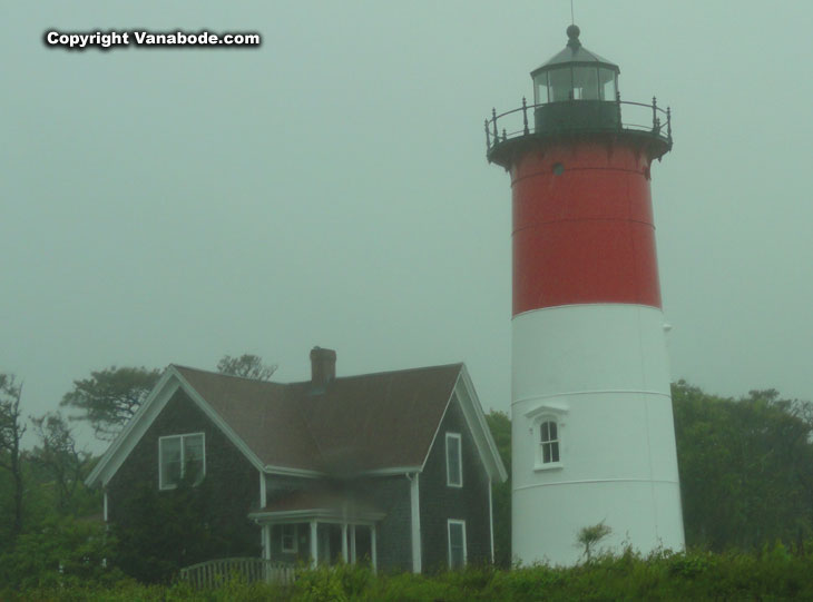 Nauset lighhouse in Cape Cod