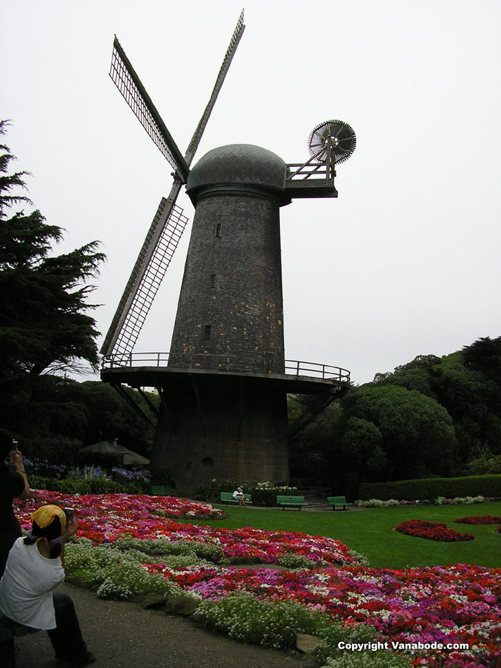 dutch windmill in san francisco picture