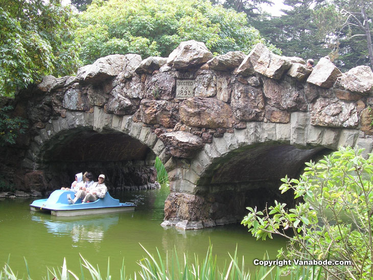 golden gate park in san francisco paddle boating picture