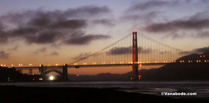 Golden Gate Bridge Sunset in San Francisco picture