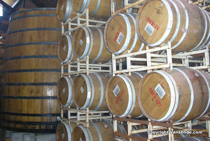 Picture of wine cellar in Santa Ynez California
