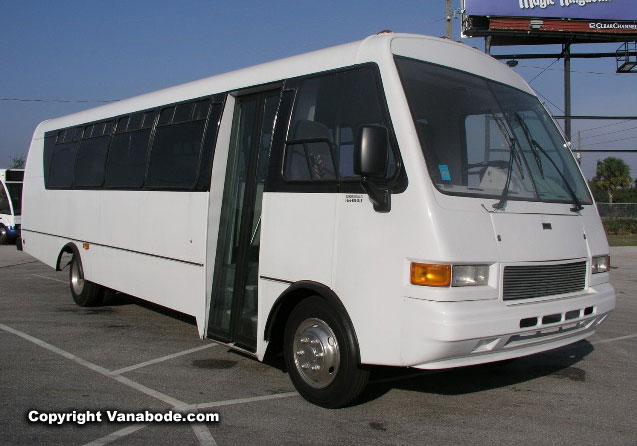 recommended small van instead of a van for transportation of children