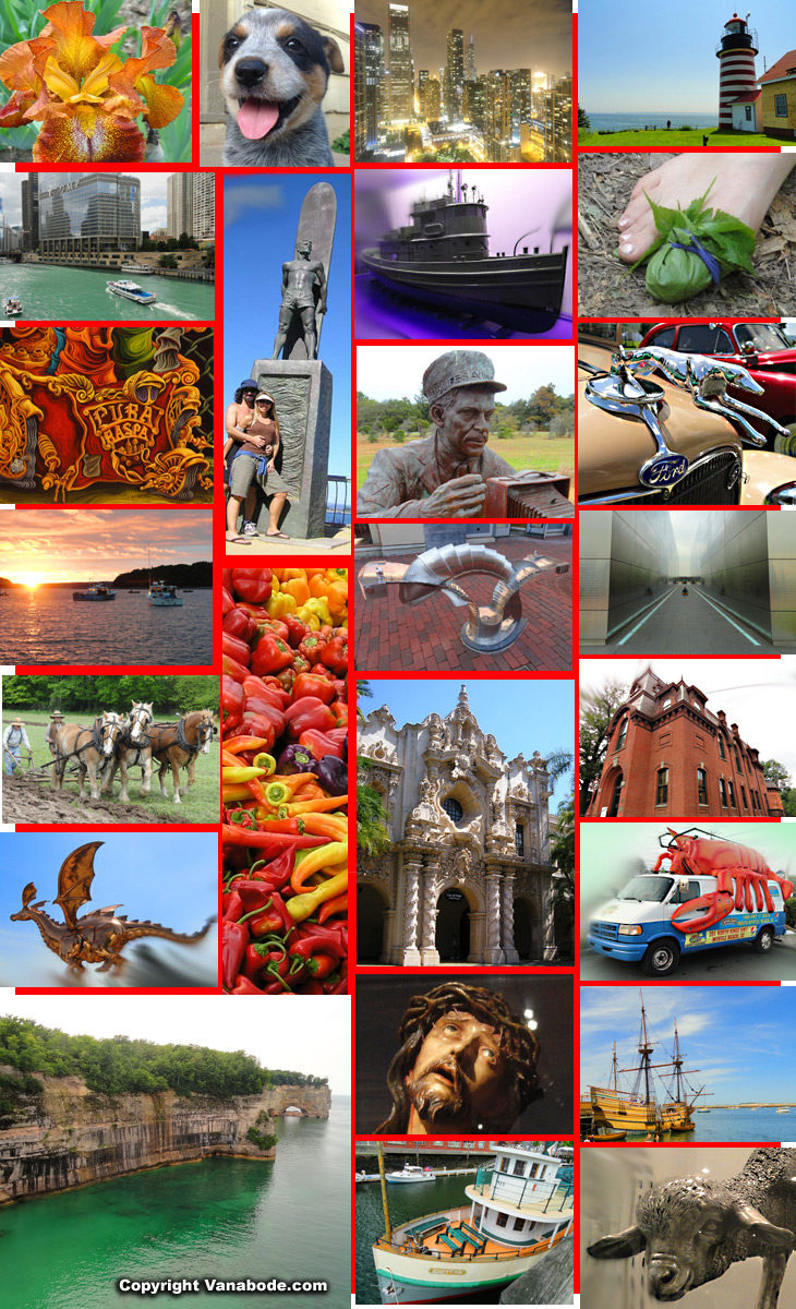 vanabode travel collage