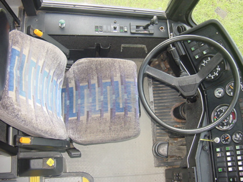 vanhool bus picture driver seat area