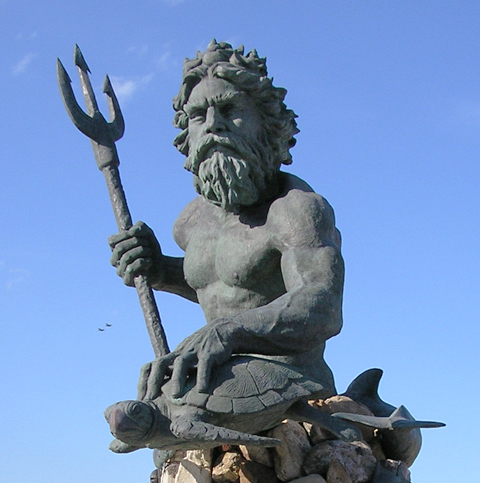 King Neptune sculpture Virginia Beach picture