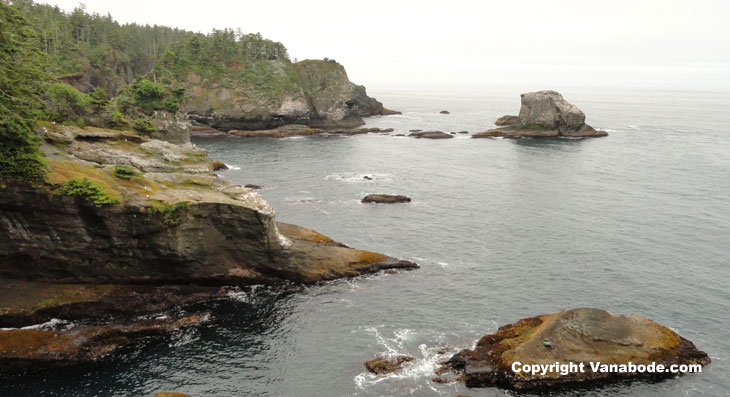 picture perfect view of cape flattery in washington