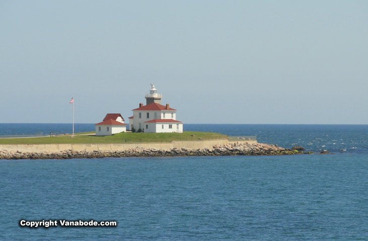 Watch Hill  Rhode Island hosts cool lighthouse