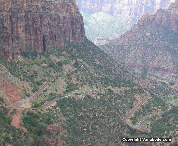 zion canyon overlook picture