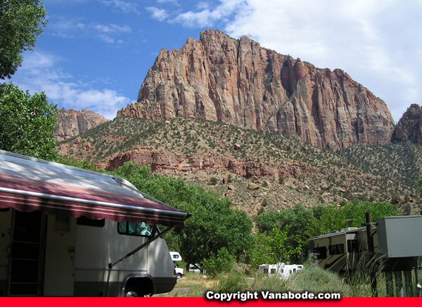 zion camping spot picture